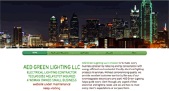 Desktop Screenshot of aedgreenlighting.com